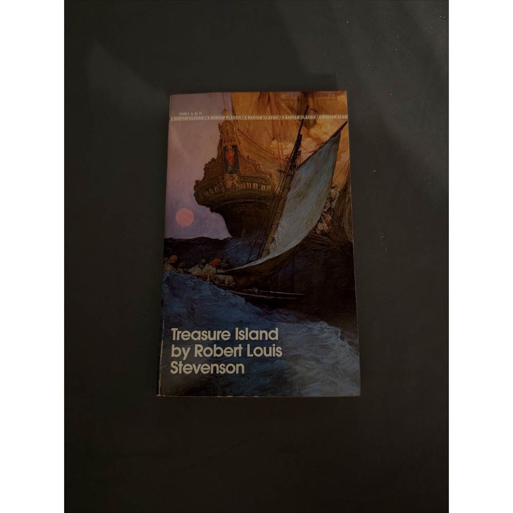 Treasure Island by Robert Louis Stevenson ~Vintage 1981 Paperback Bantam Classic